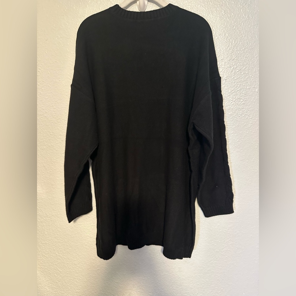 NWT Torrid Black Cable Cage Long Sleeve Pullover Sweater Size 2 (2X) - Picture 6 of 13